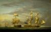 Action between the 'Amazone' and HMS 'Santa Margarita' - 30 July 1782.