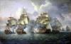 HMS Mediator engaging French and American vessels, 11-12 December 1782