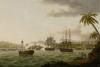 The Capture of Martinique (palm trees to right)