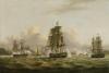 The Capture of Martinique (shipping against clouds)