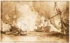 Study for the painting of Bombardment of Algiers, 1816