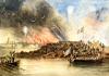 The bombardment of Sveaborg, in the Baltic, 9th August 1855