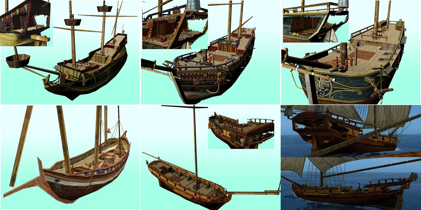 Скриншот Модификация "Ships PAK by Sonik"  Версия 1.5.5b