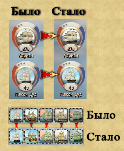 Скриншот Модификация "Иконки кораблей"