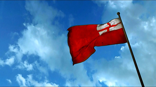 Скриншот Видео поднятия флага